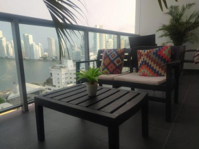 apartamento con espectaculares vistas en bocagrande edificio infinitum